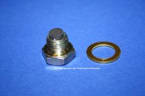 Öl Ablaßschraube Ablassschraube magnetisch mit Dichtring M14x1,25 für Suzuki