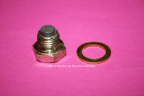 Öl Ablaßschraube Ablassschraube magnetisch mit Dichtring M14x1,5 für Honda Yamaha