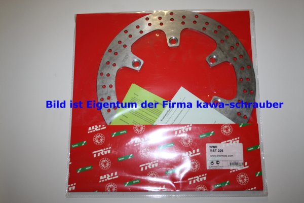 Bremsscheibe vorne von TRW mit ABE für Honda CBF600 Typ PC38 Bj. 2004-2007