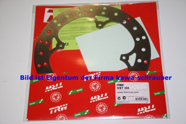 Bremsscheibe vorne von TRW mit ABE für Honda XR500 Typ PE03 Bj. 1983-1986
