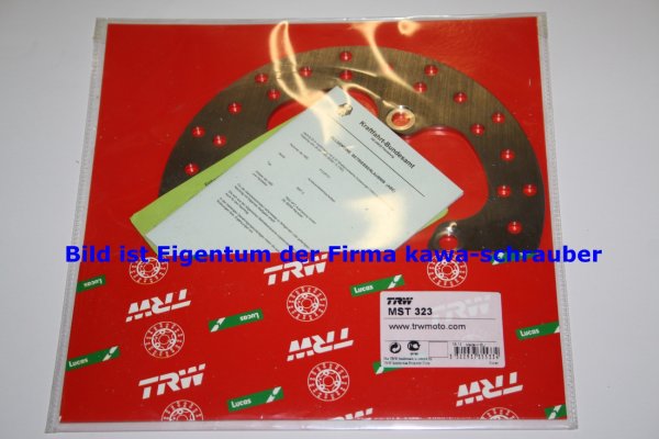 Bremsscheibe hinten von TRW mit ABE für Honda XR600 Typ PE04 Bj. 1991-1999