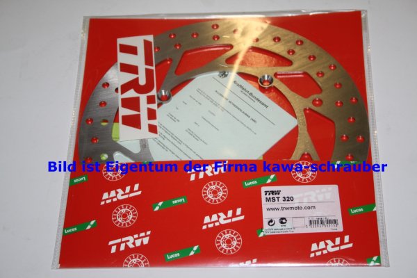 Bremsscheibe vorne von TRW mit ABE für Husqvarna TC450 Bj. 2003-2004