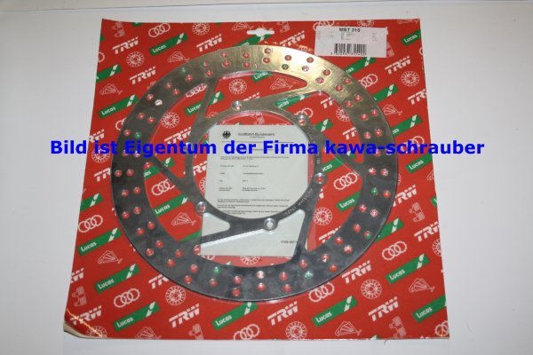 Bremsscheibe vorne links von TRW mit ABE für KTM 990 Adventure nicht Modelle R und S