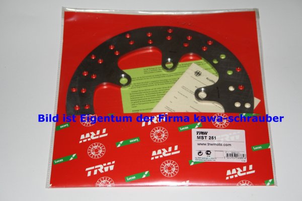 Bremsscheibe hinten von TRW mit ABE für Suzuki RF600R Typ GN76B