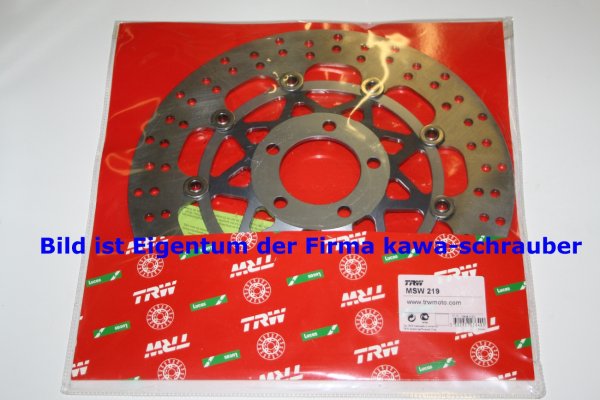 Bremsscheibe vorne von TRW mit ABE für Suzuki GSX1200FS Inazuma Typ WVA3 Bj. 1998-1999