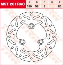 Bremsscheibe vorne von TRW mit ABE für Triumph 600 Speed Four Typ 806LB