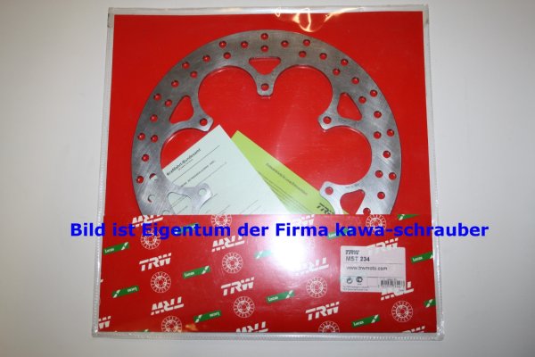 Bremsscheibe vorne von TRW mit ABE für Yamaha XT600 / XT600E Typen 3TB / 3UW / DJ02 Bj. 1995-2003