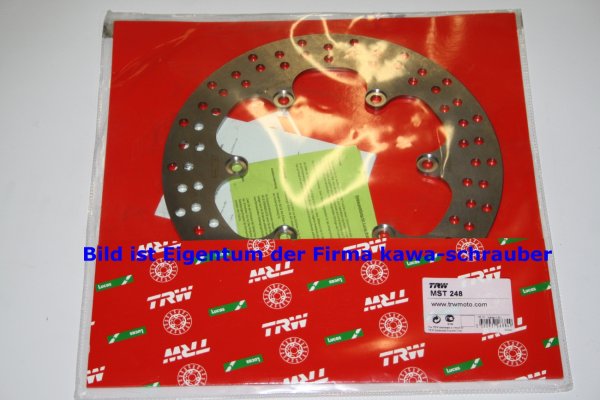Bremsscheibe vorne oder hinten von TRW mit ABE für Yamaha FZ750 Genesis Typen 1FN / 2KK Bj. 1985-1988