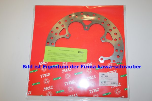 Bremsscheibe hinten von TRW mit ABE für Yamaha FJR1300 Typ RP04 Bj. 2001-2002