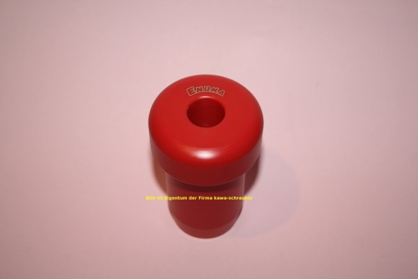ENUMA Qualitäts- Sturzpad / Crashpad Polyamid rot pilzform 95x60mm