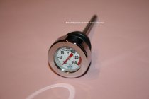 Harley Davidson HD XL1200 Sportster Custom Ölthermometer Direktmesser Öl Temperatur Anzeiger verchromt extern