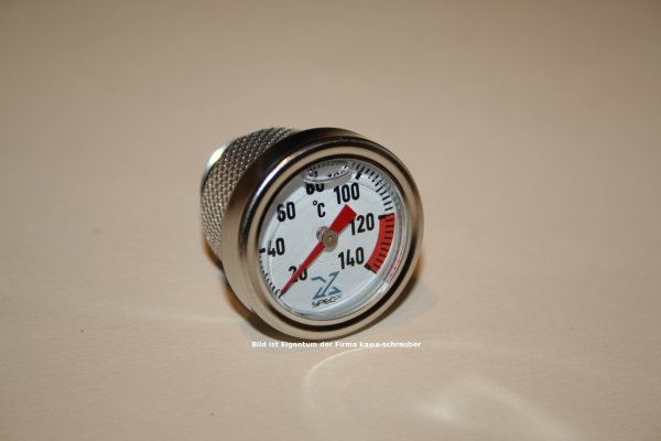 Suzuki GZ125 Marauder Typen AP131 / AP171 Ölthermometer Direktmesser Öl Temperatur Anzeiger extern