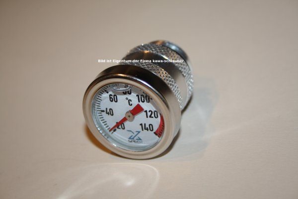 Honda CBR1100 XX Super Blackbird Typ SC35 Ölthermometer Direktmesser Öl Temperatur Anzeiger extern