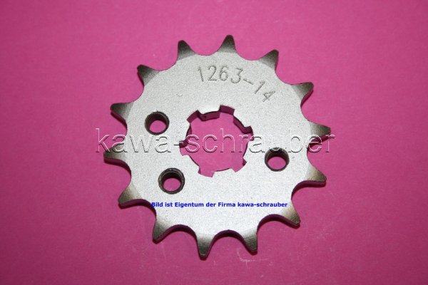 16x20 Ritzel vorne 428 14 Zähne