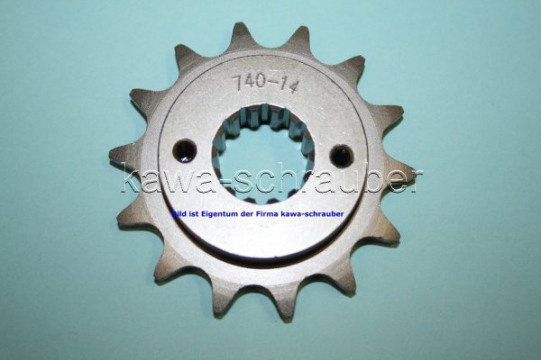 22x25 Ritzel vorne 525 14 Zähne