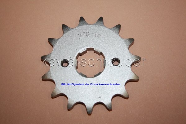 22x25 Ritzel vorne 530 15 Zähne