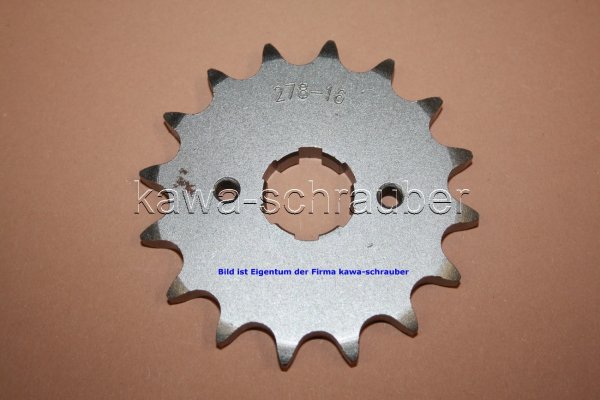 22x25 Ritzel vorne 530 16 Zähne