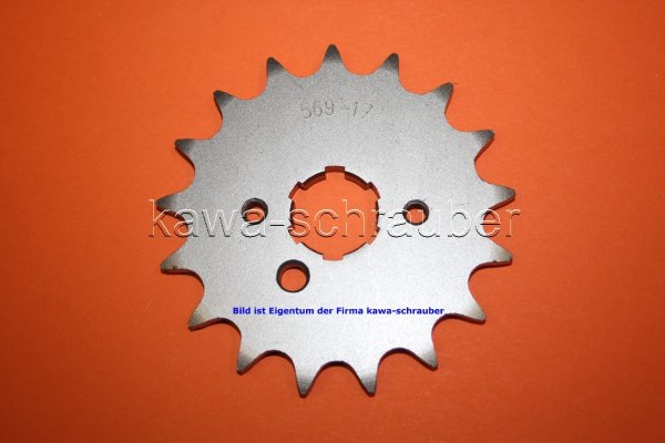 21x25 Ritzel vorne 520 17 Zähne