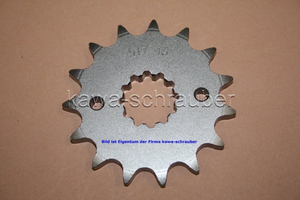 24x28,5 Ritzel vorne 530 15 Zähne