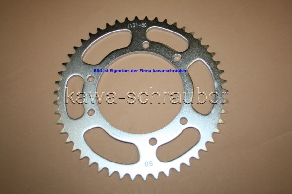 Kettenblatt / Ritzel hinten 125mm Lochkreis 6-Loch Nabe 105mm 420 50 Zähne