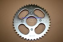 Kettenblatt / Ritzel hinten 82mm Durchmesser mittig 4-fach Bolzen Nabe 50mm 420 43 Zähne