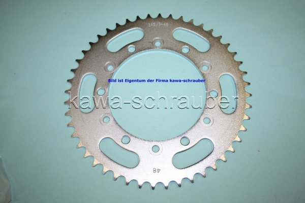 Kettenblatt / Ritzel hinten 150mm Lochkreis 6-Loch Nabe 130mm 520 48 Zähne