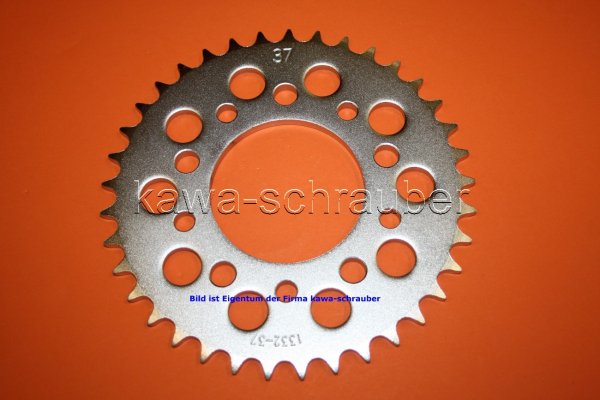 Kettenblatt / Ritzel hinten 110mm Lochkreis 5-Loch Nabe 80mm 525 37 Zähne