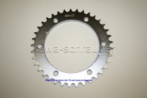 Kettenblatt / Ritzel hinten 150mm Lochkreis 6-Loch Nabe 130mm 530 38 Zähne