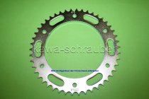 Kettenblatt / Ritzel hinten 152mm Lochkreis 6-Loch Nabe 126mm 428 46 Zähne