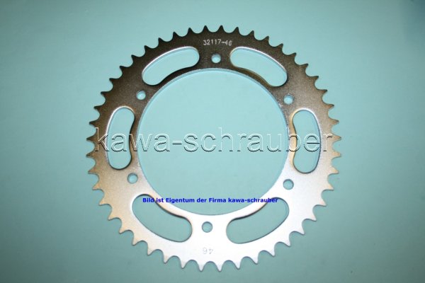 Kettenblatt / Ritzel hinten 164mm Lochkreis 6-Loch Nabe 142mm 520 46 Zähne