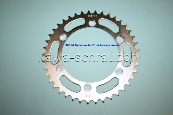 Kettenblatt / Ritzel hinten 146mm Lochkreis 6-Loch Nabe 126mm 520 41 Zähne