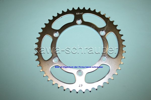 Kettenblatt / Ritzel hinten 146mm Lochkreis 6-Loch Nabe 126mm 520 47 Zähne