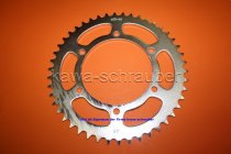 Kettenblatt / Ritzel hinten 140mm Lochkreis 6-Loch Nabe 120mm 525 46 Zähne