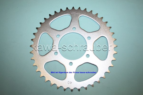 Kettenblatt / Ritzel hinten 86mm Lochkreis 6-Loch Nabe 68mm 520 40 Zähne