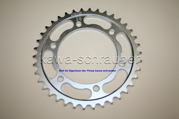 Kettenblatt / Ritzel hinten 130mm Lochkreis 6-Loch Nabe 110mm 530 38 Zähne