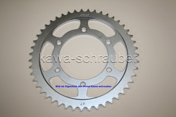 Kettenblatt / Ritzel hinten 130mm Lochkreis 6-Loch Nabe 110mm 530 47 Zähne