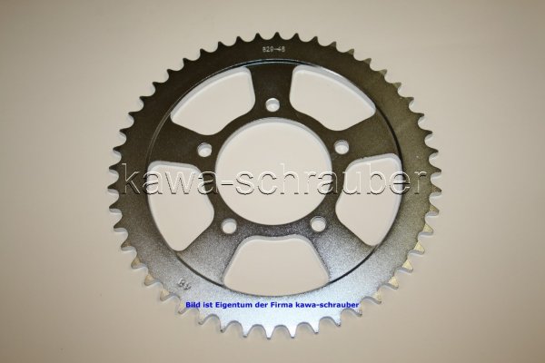 Kettenblatt / Ritzel hinten 130mm Lochkreis 6-Loch Nabe 110mm 530 48 Zähne