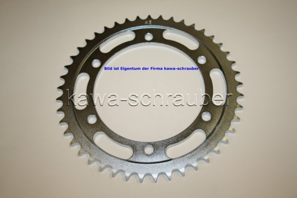 Kettenblatt / Ritzel hinten 160mm Lochkreis 6-Loch Nabe 140mm 530 45 Zähne