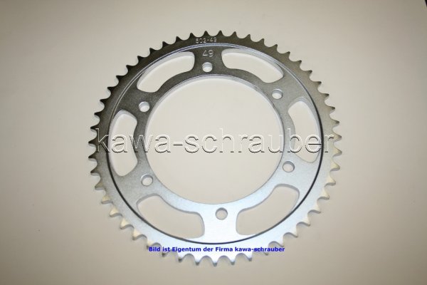 Kettenblatt / Ritzel hinten 160mm Lochkreis 6-Loch Nabe 140mm 530 49 Zähne