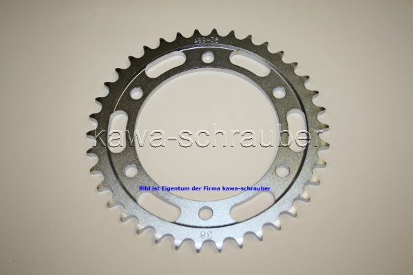 Kettenblatt / Ritzel hinten 140mm Lochkreis 6-Loch Nabe 120mm 530 38 Zähne