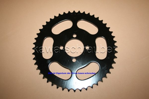 Kettenblatt / Ritzel hinten 60mm Lochkreis 4-Loch Nabe 44mm 420 48 Zähne