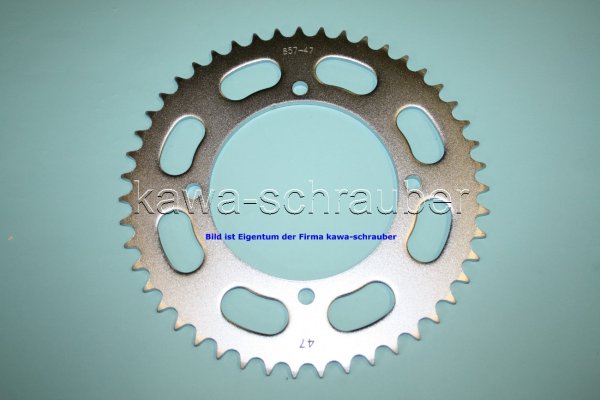 Kettenblatt / Ritzel hinten 145mm Lochkreis 4-Loch Nabe 125mm 520 47 Zähne