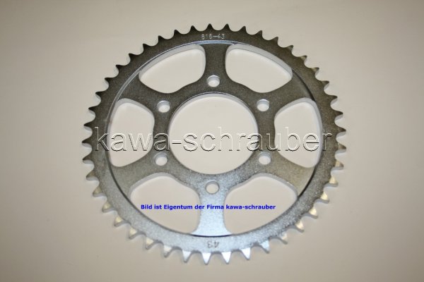 Kettenblatt / Ritzel hinten 100mm Lochkreis 6-Loch Nabe 76mm 530 42 Zähne