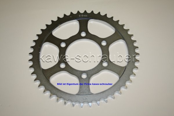 Kettenblatt / Ritzel hinten 100mm Lochkreis 6-Loch Nabe 76mm 530 44 Zähne
