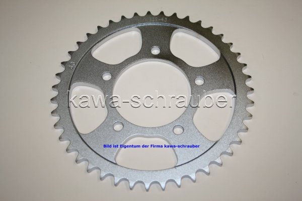 Kettenblatt / Ritzel hinten 110mm Lochkreis 5-Loch Nabe 87mm 530 43 Zähne