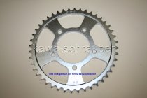 Kettenblatt / Ritzel hinten 110mm Lochkreis 5-Loch Nabe 87mm 530 44 Zähne