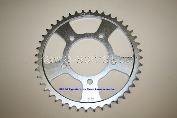 Kettenblatt / Ritzel hinten 110mm Lochkreis 5-Loch Nabe 87mm 530 44 Zähne