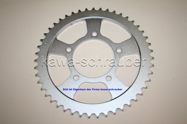 Kettenblatt / Ritzel hinten 110mm Lochkreis 5-Loch Nabe 87mm 530 47 Zähne