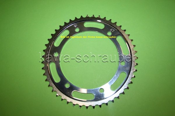 Kettenblatt / Ritzel hinten 136mm Lochkreis 6-Loch Nabe 120mm 428 47 Zähne