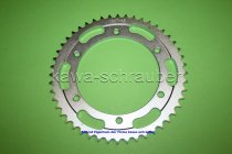 Kettenblatt / Ritzel hinten 136mm Lochkreis 6-Loch Nabe 120mm 428 48 Zähne